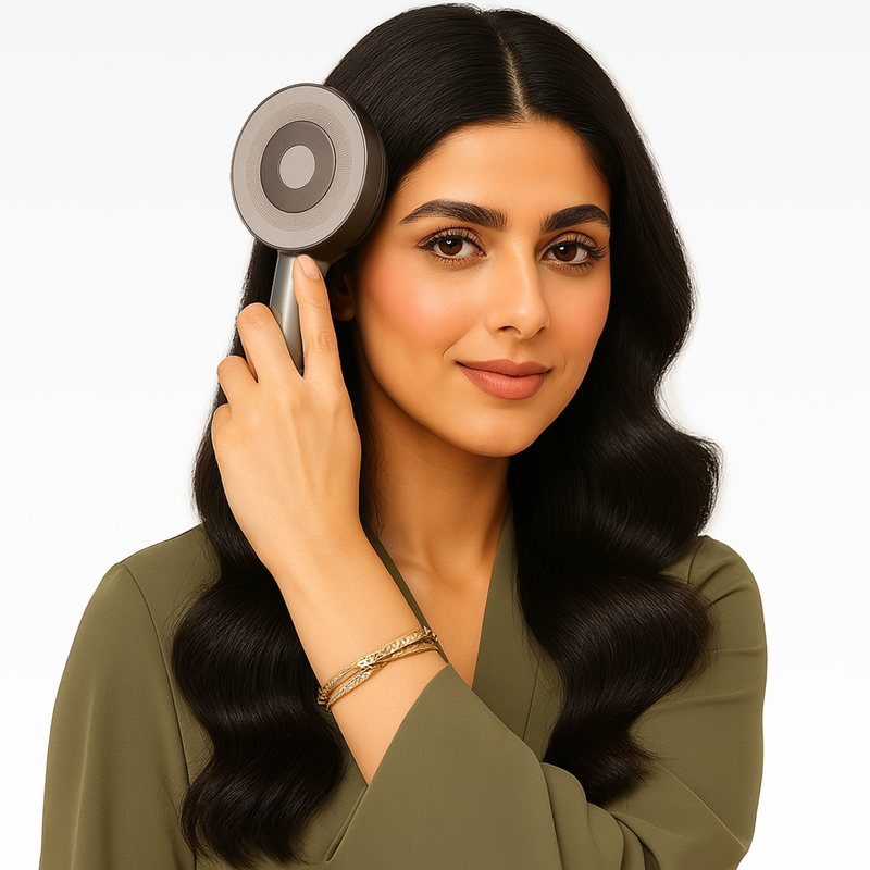 فرشاة تدليك فروة الرأس لتحفيز نمو الشعر