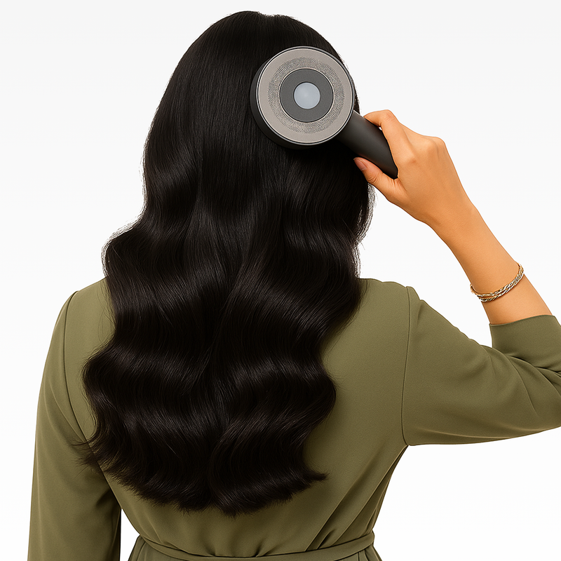 فرشاة تدليك فروة الرأس لتحفيز نمو الشعر