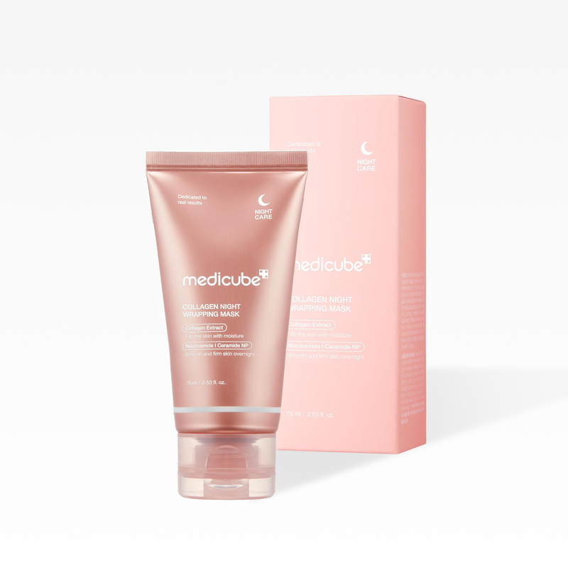 قناع ميديكيوب الليلي المغلف بالكولاجين