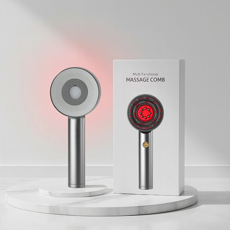 فرشاة تدليك فروة الرأس لتحفيز نمو الشعر